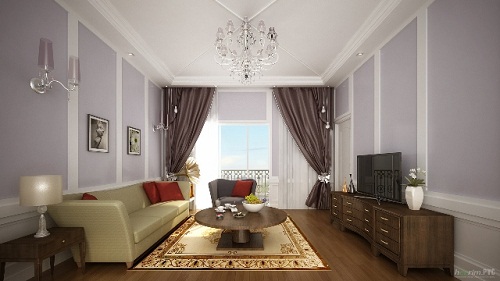 Mách bạn mẹo chọn rèm cửa phù hợp với nội thất tối màu 2