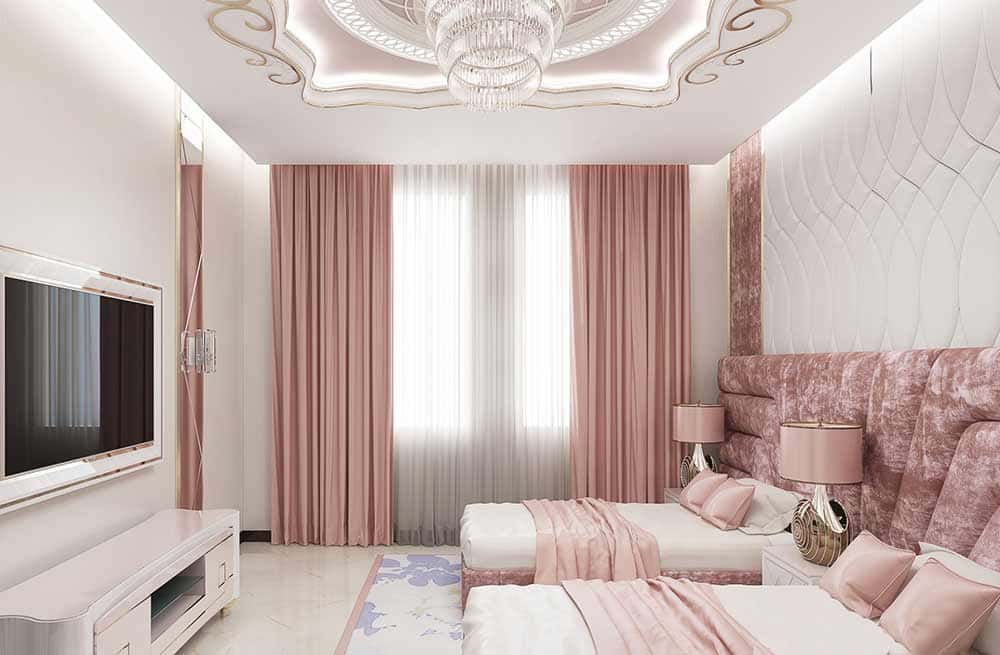 Gợi ý 5 dòng Rèm cửa màu hồng cho muôn kiểu phong cách