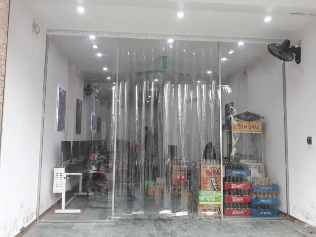 Rèm nhựa chắn điều hoà - Rèm nhựa PVC ngăn lạnh Nguyễn Du giá rẻ!
