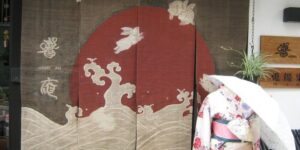 Rèm Noren phong cách Nhật Bản ấn tượng